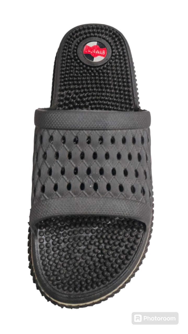 Reflexology & Acupressure Massage Slippers for Men & Women – PVC Footbed Comfort, Plantar Fasciitis & Heel Pain Relief, Indoor Outdoor Spa Sandals