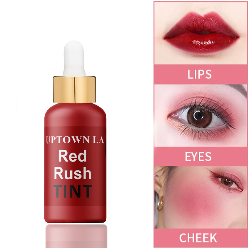 UPTOWN LA Lip & Cheek Tint Water Based 30ml - Red | Pink | Peach