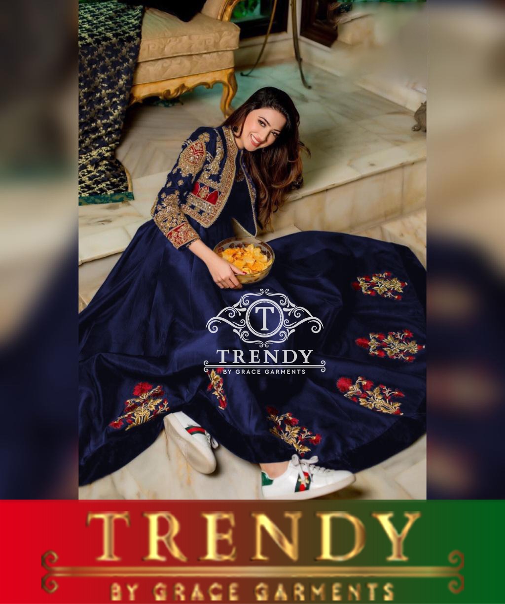 Designer Fully Heavy Embroidered Flower Stitched Silk Maxi With Embroidered Koti for Girls/Designer Maxi / New Long Style Maxi /Stylish Maxi / Ready to Wear /Wedding Dress For Girls/Ladies/Women Article Dec-001