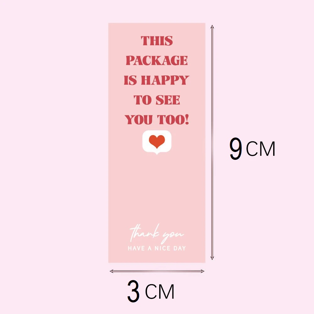 50Pcs/pack Thank You For Purchase Stickers Fragile Handle With Care Labels for Commodity Express Warning Labels Package Sticker