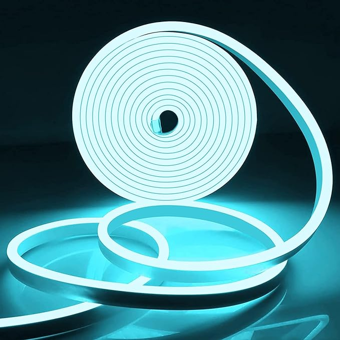 Neon Lights -  Neon Lights For Room - Led Strip Light - RGB Lights For Gaming Room - 16 ft IP65 Waterproof Kit - Lights For Mirror - Night Light - Lights For Room Decoration - Flexible Neon Light - Home Decoration Items By Galaxy Deals