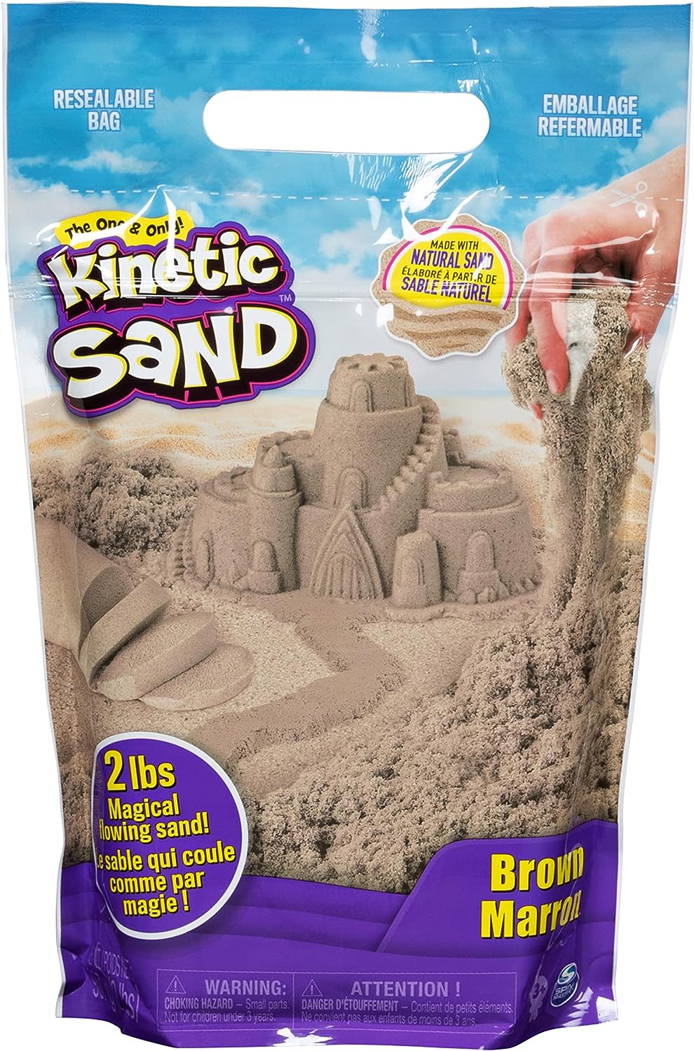 Kinetic Sand (500gm) The Original Moldable Sensory BEACH Play