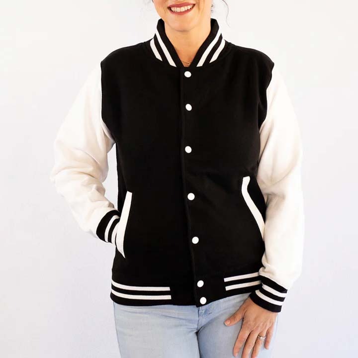 Varsity Baseball Fleece Jackets For Men and Women  Stylish High Quality Button Coat Style Bomber Jackets  Fleece Hoodie