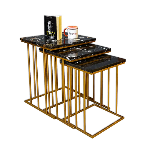 3 Pieces Nesting Table set Coffee table Set Set of 3 Tables STM | Daraz.pk