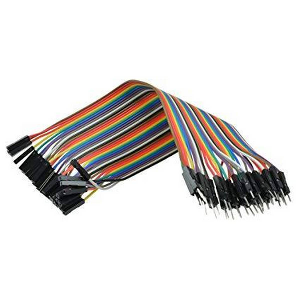 Jumper Wires 40 Pins Male To Female - 20cm For Breadboard, Arduino