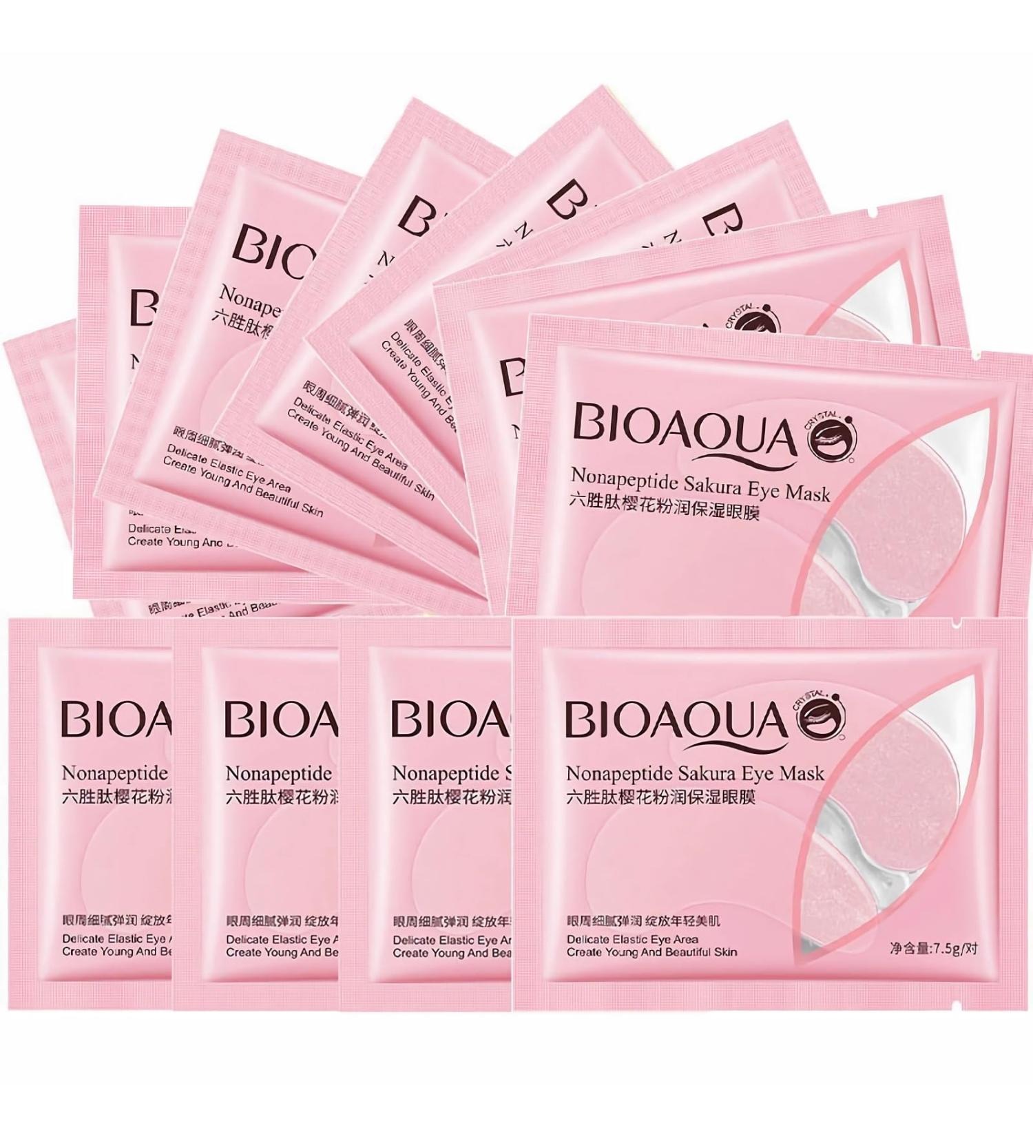 BIOAQUA Hydrogel Eye Patch Nonapeptide Sakura Eye Mask