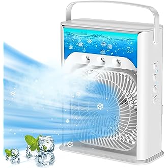 SKYICE Mini Portable Air Conditioners, 4-IN-1 Personal Evaporative Air Cooler With - View #14