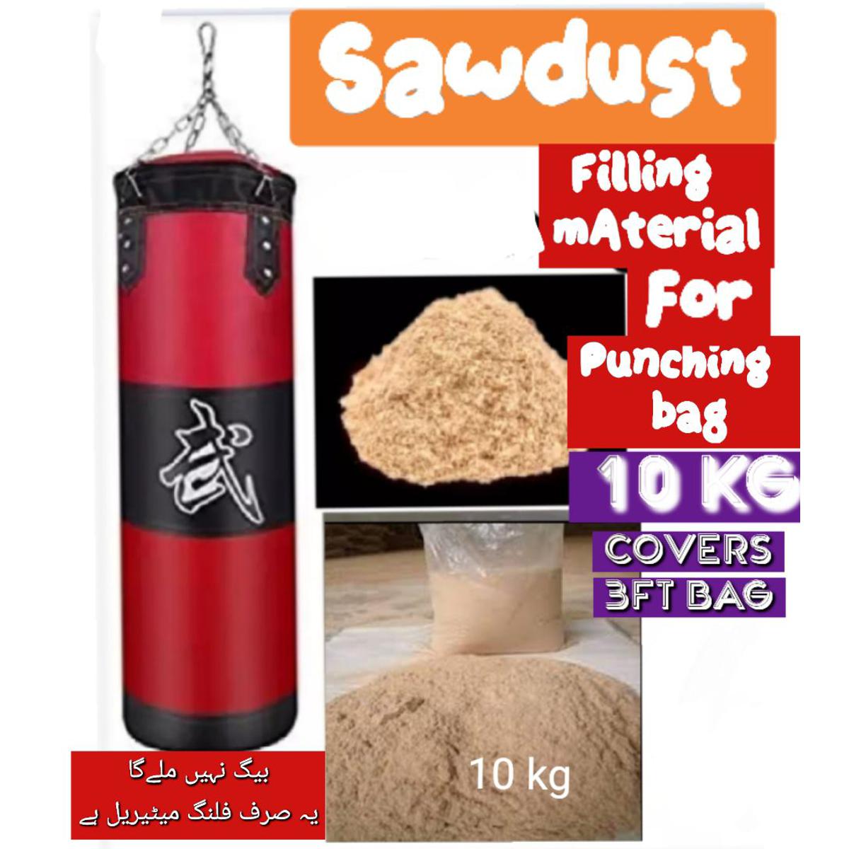 Sawdust for punching bag