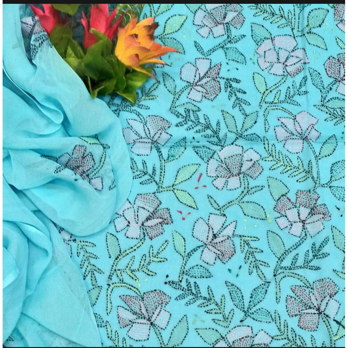lown shirt and trouser with lown dupatta indian kacha tanka embrodied dress  | Daraz.pk