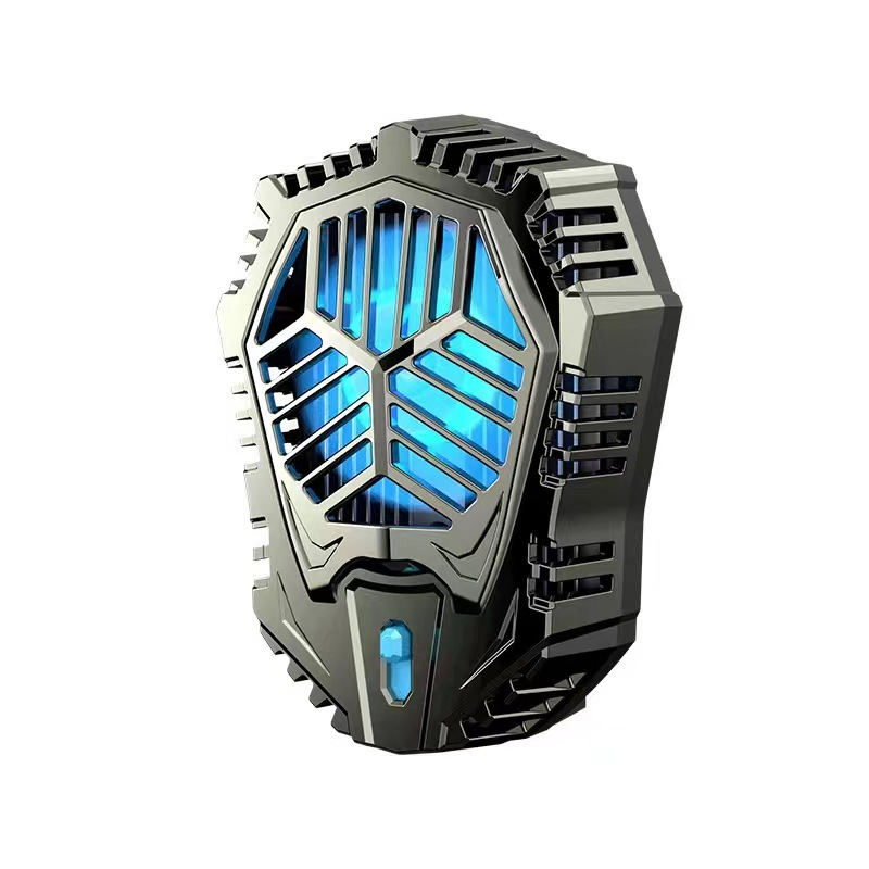 AL07 Mobile Phone Cooling Fan | Dual Gears Two Speed Modes | Game Phone Cooler System Plugin Silent Radiator RGB Lights | Adjustable Portable Heat Sink Semiconductor USB Phone Radiator Stand Gamepad Trigger Controller Holder Cooling Fan For PUBG FREEFIRE