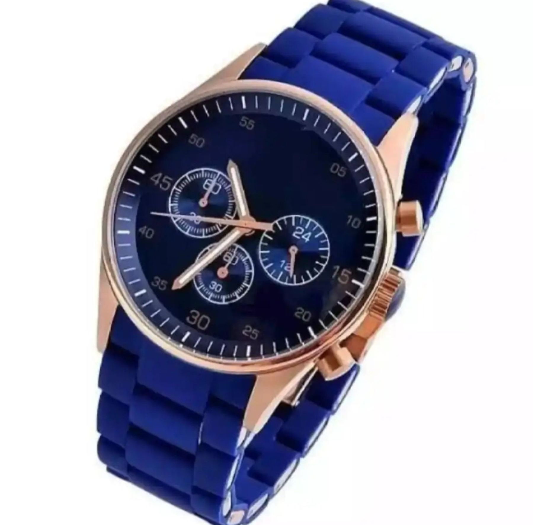 High Quality Wrist Watch For Men & Boys| Decent Wrist Rubber Strap Attractive Dial