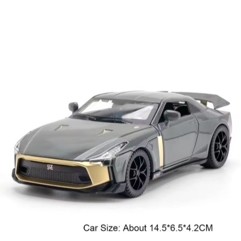 1:32 Nissan GT-R50 Diecast Model Car | Metal Body | Pull Back | Collectible Toy view 9