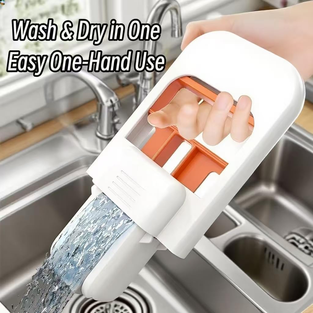 1pc Multi-Functional Mini Mop Retractable Wet & Dry Use