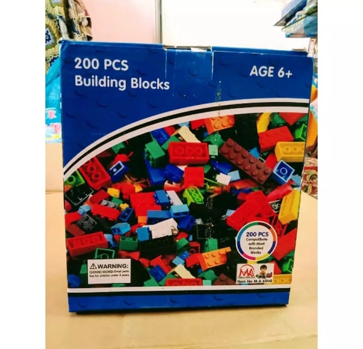 200 Pcs Kids Lego_Variety Blocks Set For Kids | Daraz.pk