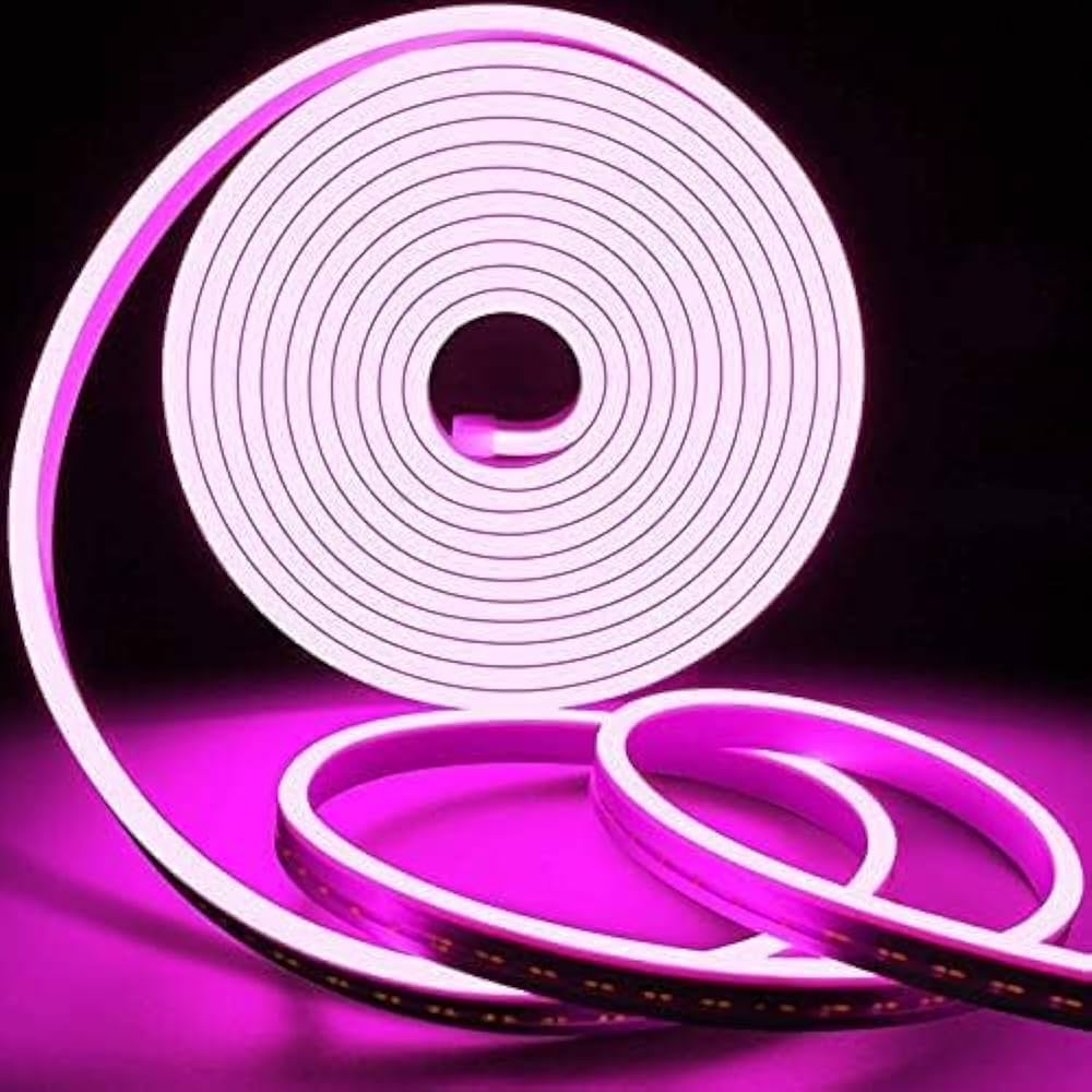 Neon Lights For Room - Led Strip Light - 1 Meter Lights For Gaming Room - Lights For Mirror - Night Light - Lights For Room Decoration - Flexible Neon Light