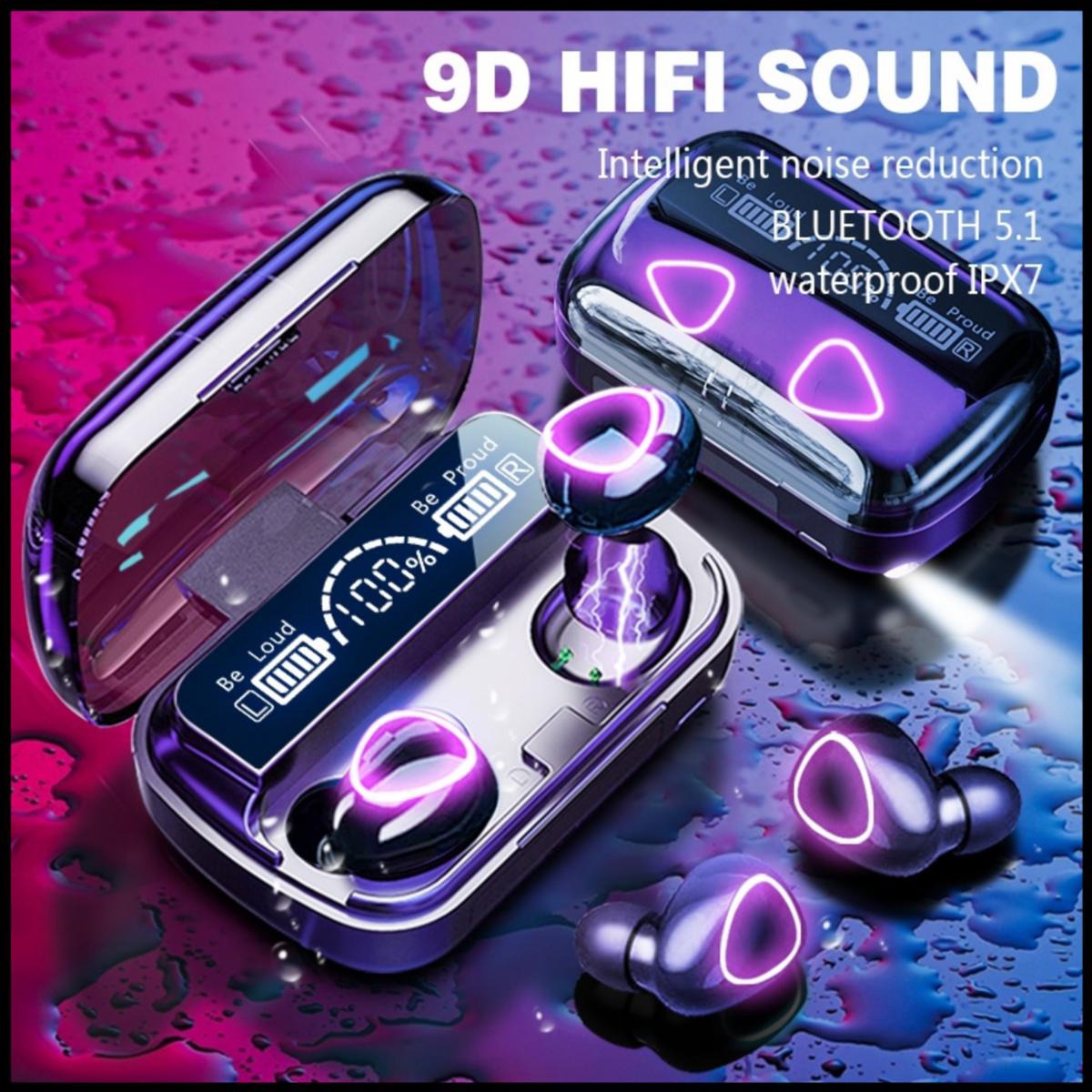 M10 Air buds Wireless Bluetooth EarBuds Stereo Earphones with Power bank Bluetooth Ear phone Ear Buds Airdots Premium Quality For All Smart Phones