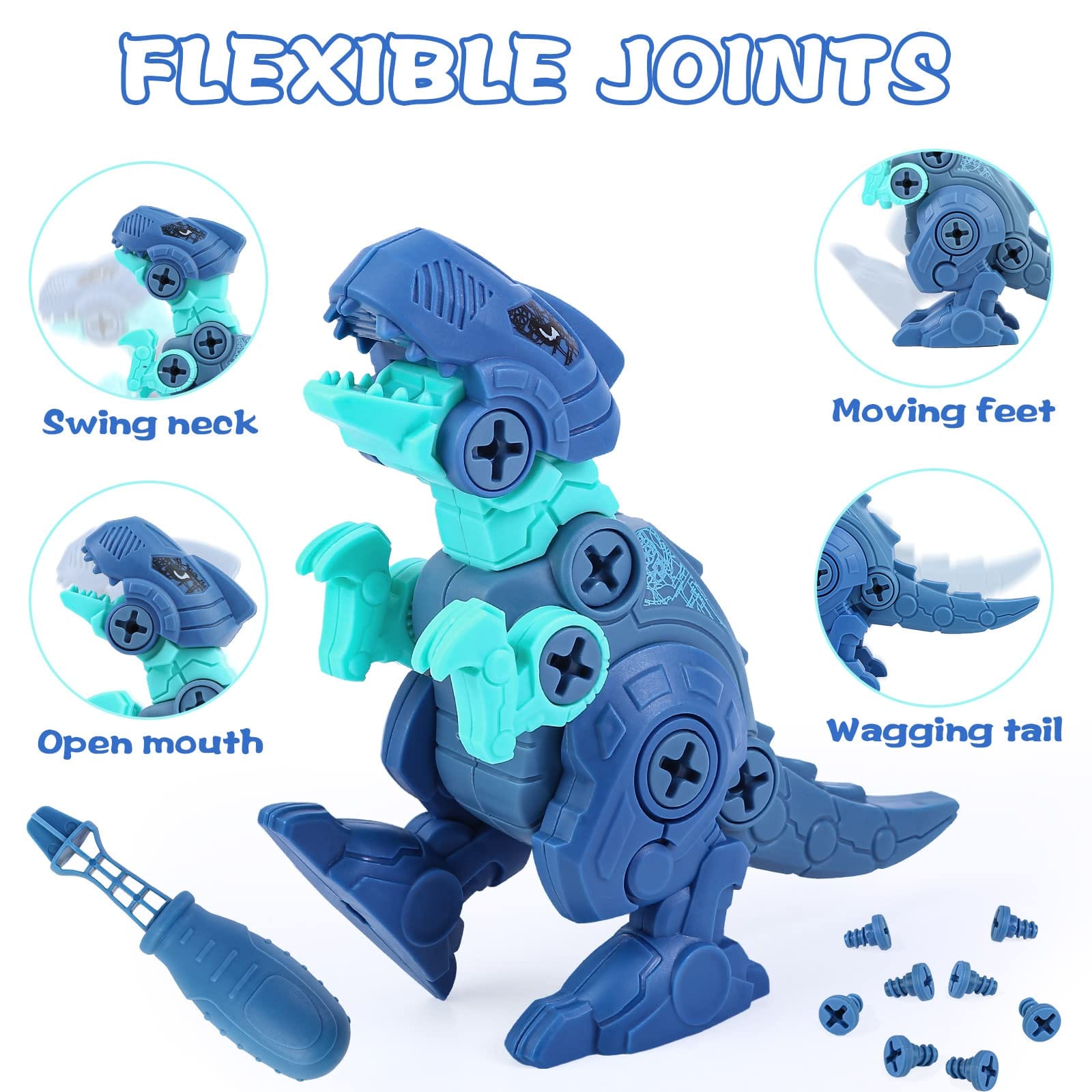 Animal Assembly DIY Toy for Kids | Educational Screw Construction Set | Animal Building Craft Kit | Brain Development & Hand-Eye Coordination Learning Toy