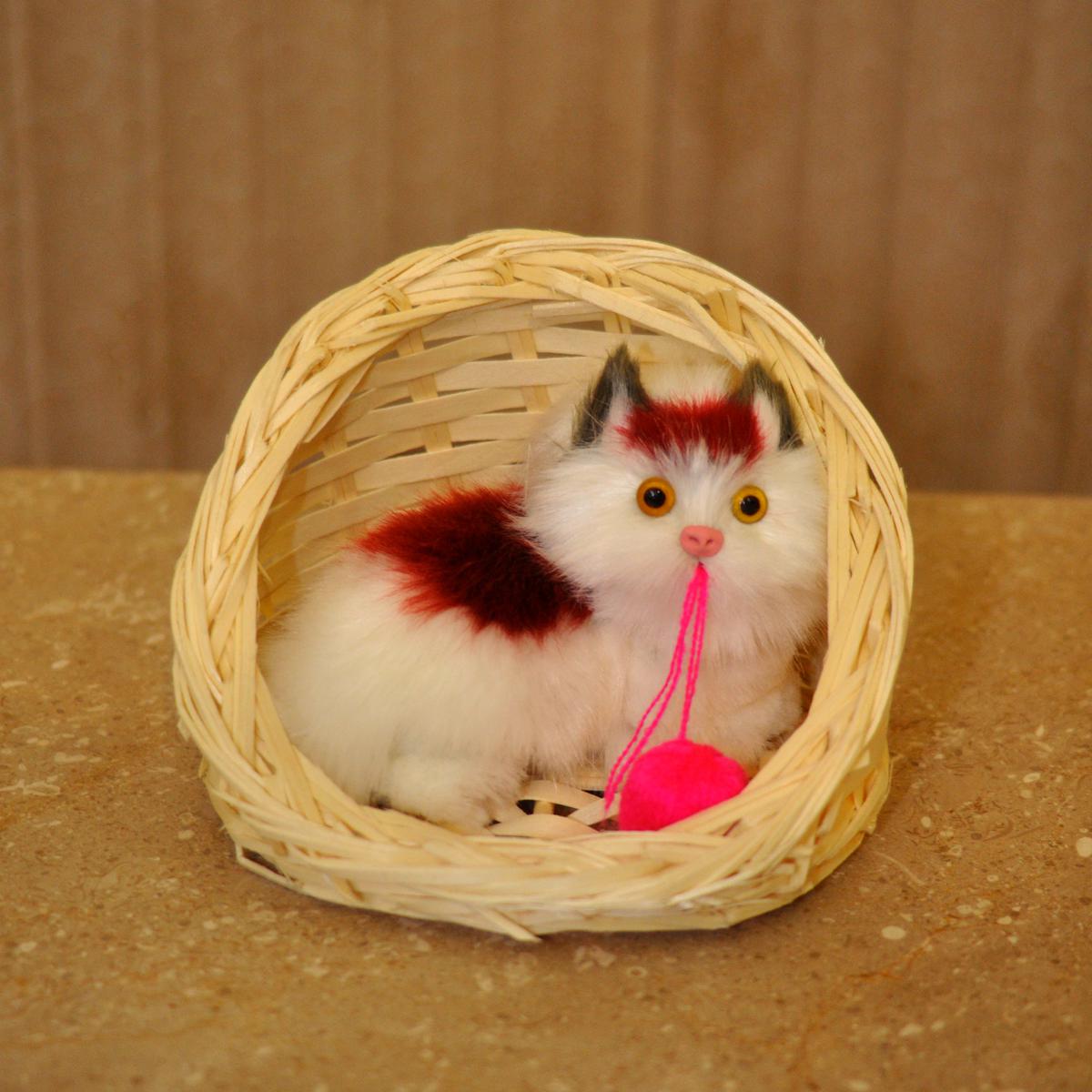 Cat in a basket sales toy