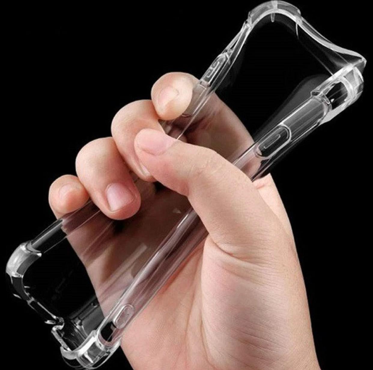Redmi Note 13 4G Transparent Soft TPU Bumper Clear Back Case Shockproof