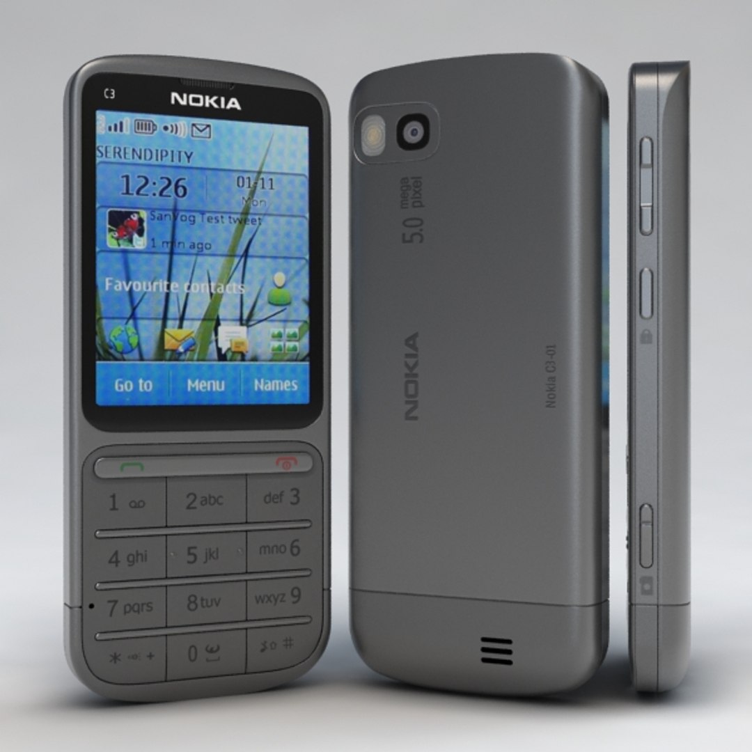 Nokia C3-01 Original Touch & Type Smartphone ๐ฑ | 2.4" Touchscreen + Keypad โจ๏ธ | 5MP Camera with Flash ๐ธ | Wi-Fi & 3G ๐ | PTA Approved - Premium Metal Edition โจ