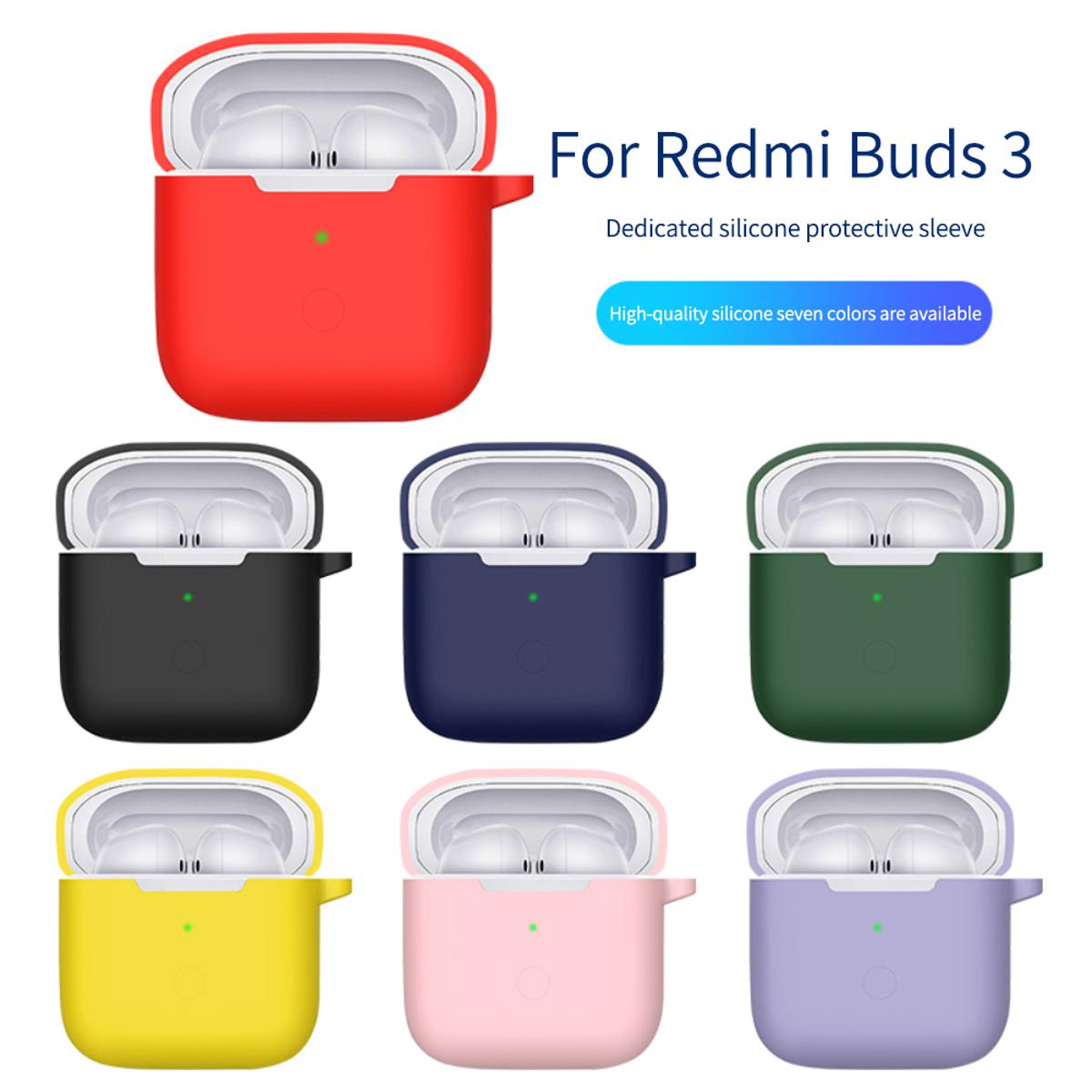 Silica gel Protective Case For Redmi Buds 3 Earbuds Earphone Perfect Fit  Protective Shell Cover For Redmi Buds 3 Accessories