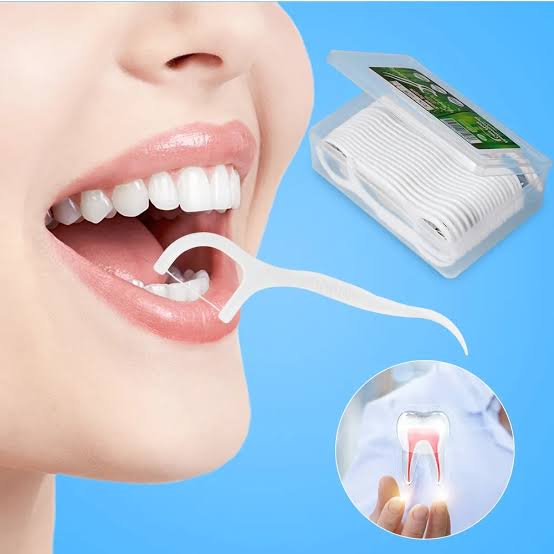 10 /30 / 60 / 90 Pcs Dental Floss - Dental floss Sticks  - Tooth Fand Toothpicks Interdental Oral Hygiene Tool - Floss Picks Teeth Floss Tooth Floss Plaque Keeps Teeth and Gums Healthy Ideal - Dental Care for Clean and Fresh