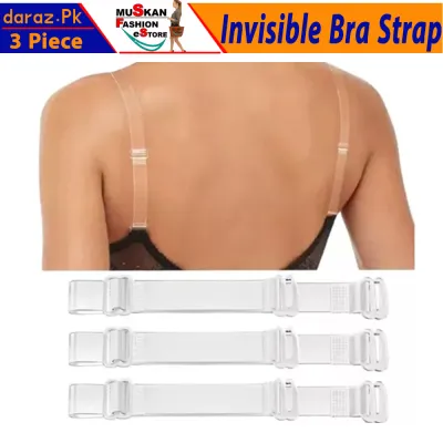 3 Pairs of Women Adjustable Bra Straps Smooth Shoulder Straps Non-Slip Bra  Straps Holder Stainless Steel High Elastic