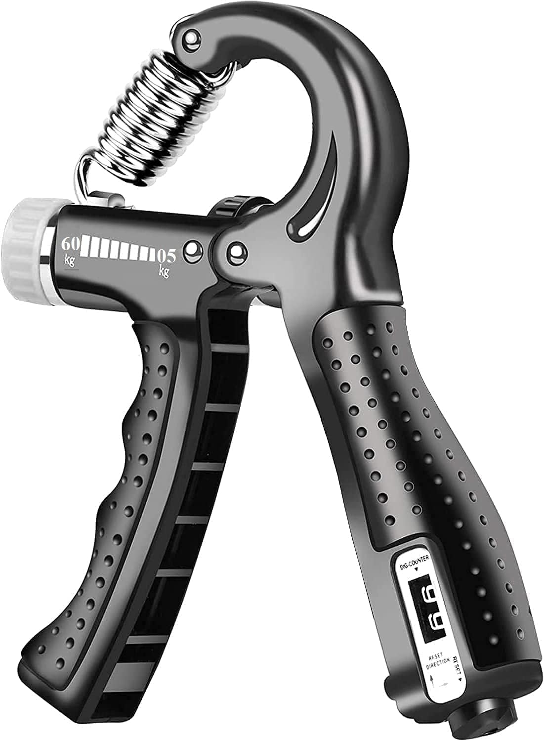 SP Dealz Adjustable Hand Gripper with Counter 10KG–60KG – Professional Hand Grip Strengthener, Finger Exerciser & Power Gripper for Men & Women