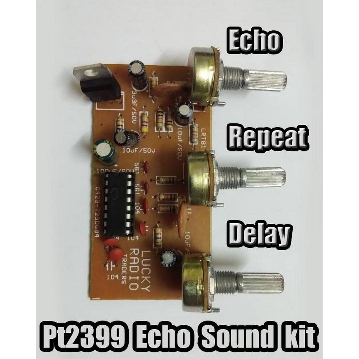 Mic Mixer With Echo Schematic Diagram