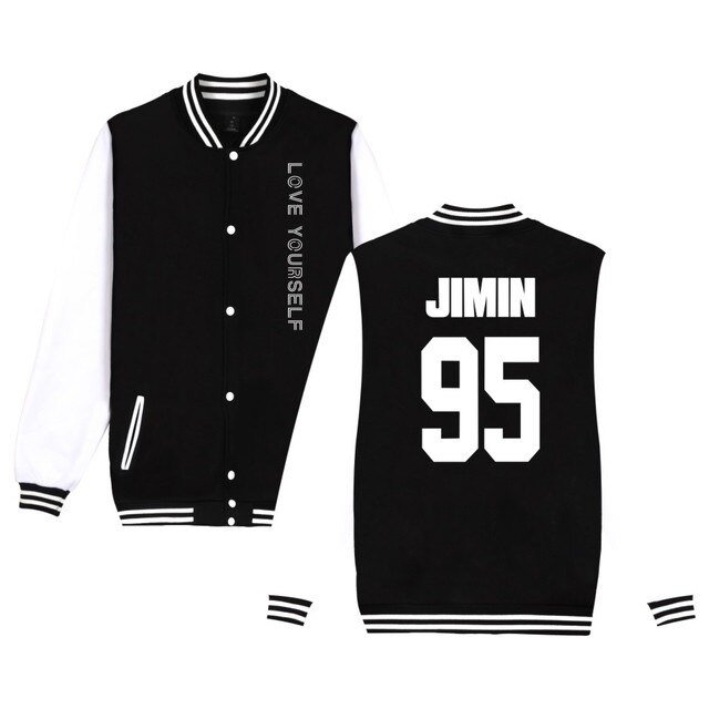 BTS Love Yourself Member Number Varsity Jacket