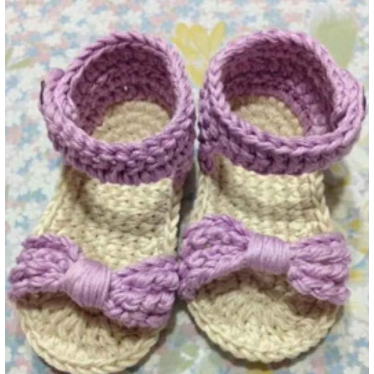 Handmade Baby Girls Woolen Booties