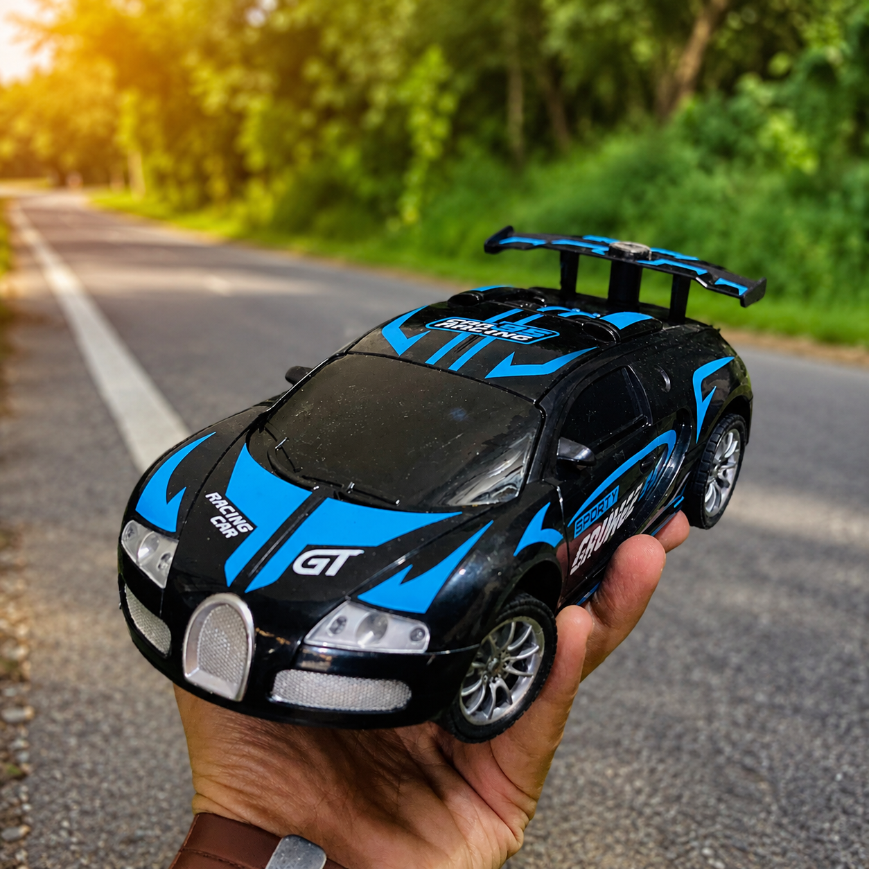 RC Car Remote Control Climber Car with LED Spray Off Road Monster Car, Rechargeable monster truck Car for kids, High Speed Monster Car, for Girls & Boys