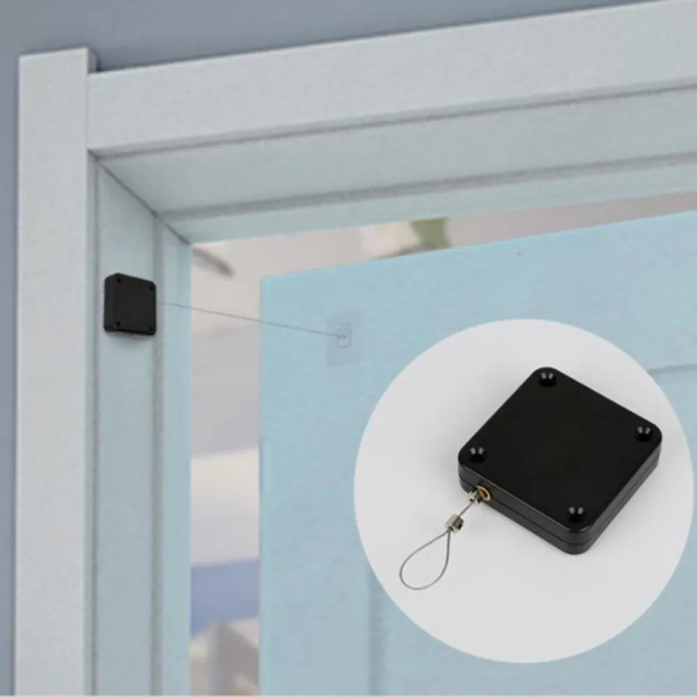 Automatic Door Closer | Door Closer Automatic Spring | Self Closing Door Hinge | Adjustable Door Closing Spring | Punch Free Door Closer for Home Office Wooden Glass Doors