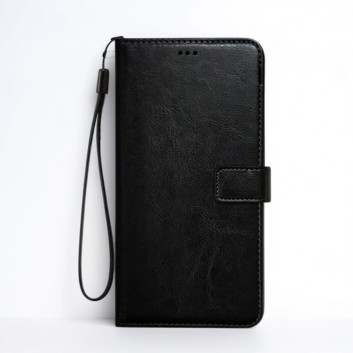 Huawei Y9s Canvas Wallet Case PU Leather Flip Cover with Card Slots Magnetic Closure and Shockproof TPU Interior