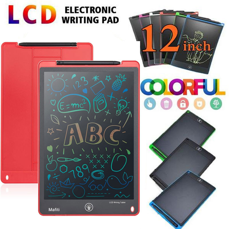 Colorful LCD Drawing Tablet Eraseable Ewriter for Kids & Adults Includes Pen Digital Memo
