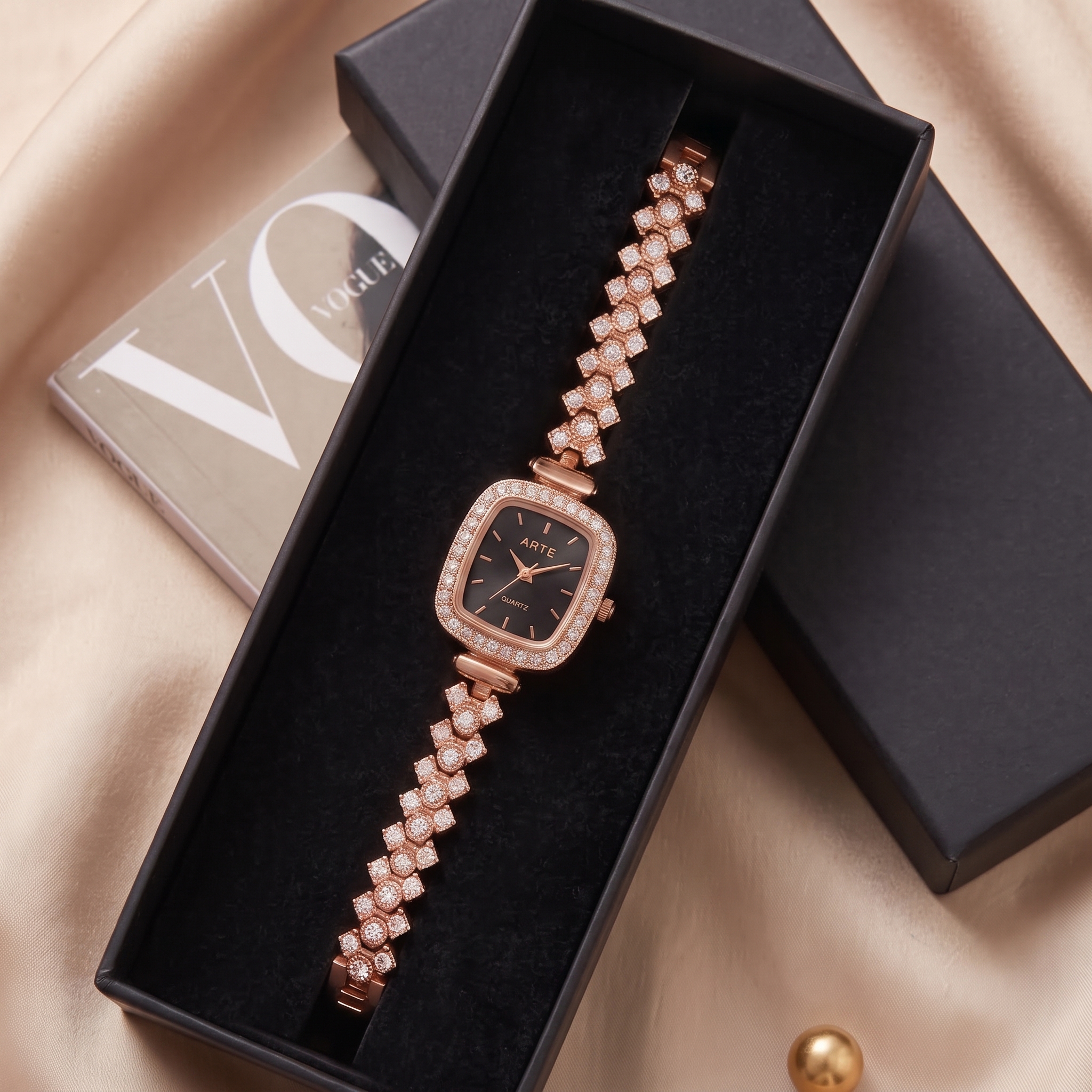 Elegant Bracelet Watch for Girls Women / Fancy Stylish Watches for Ladies Gift with Box / Round Dial and Exquisite Motifs