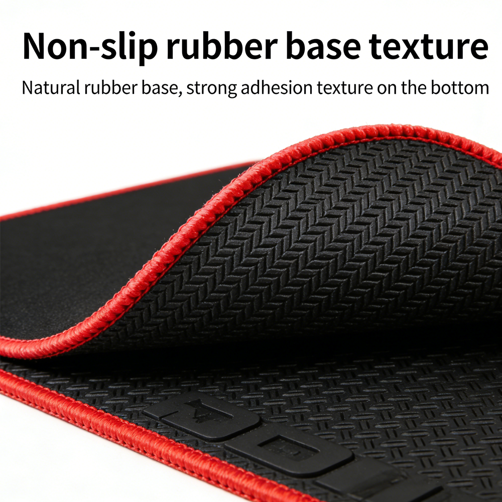 Premium Rubber Mouse Pad – Portable Rollable Gaming Mouse Mat, Non-Slip Base, Washable Soft Desk Pad for Laptop, Computer & Office Use
