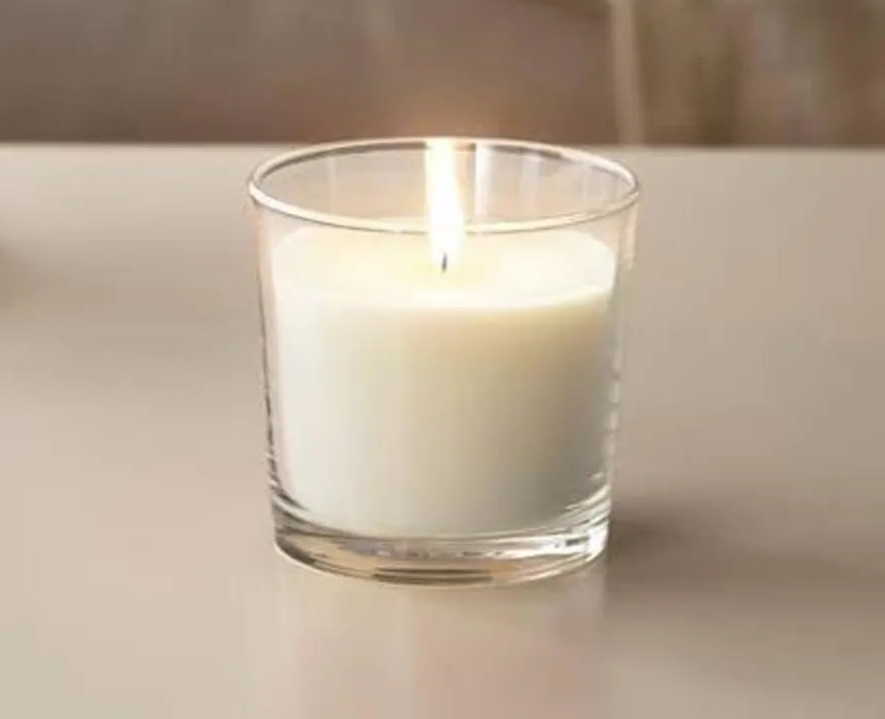 Glass Candle in Jasmine Fragrance