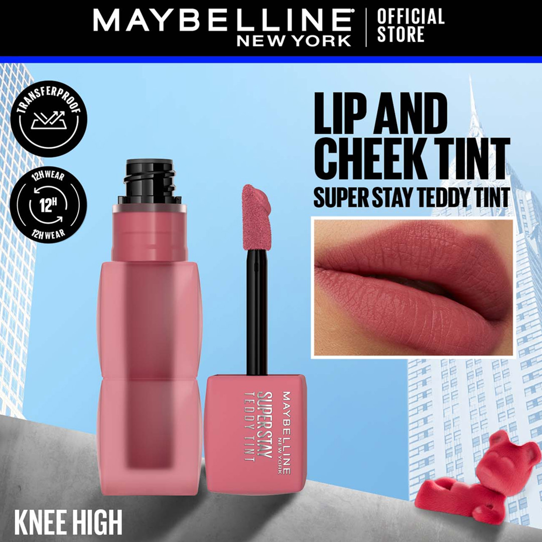 Maybelline New York's Super Stay Teddy Tint™: The 12-Hour Liquid Tint - Knee high