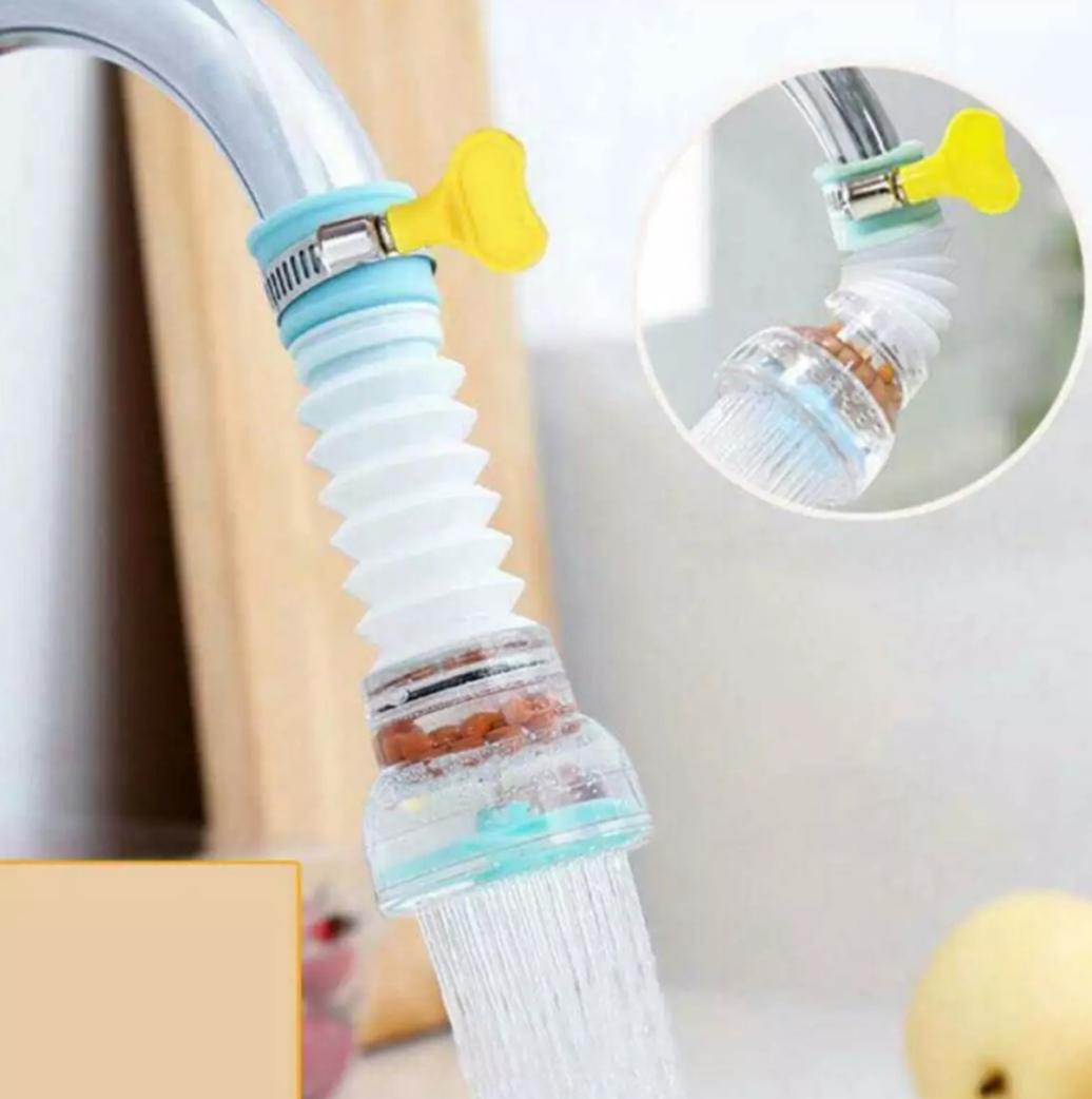 Plastic Fan Kitchen Shower Splash Fan Faucet Watersaving Filter Shower