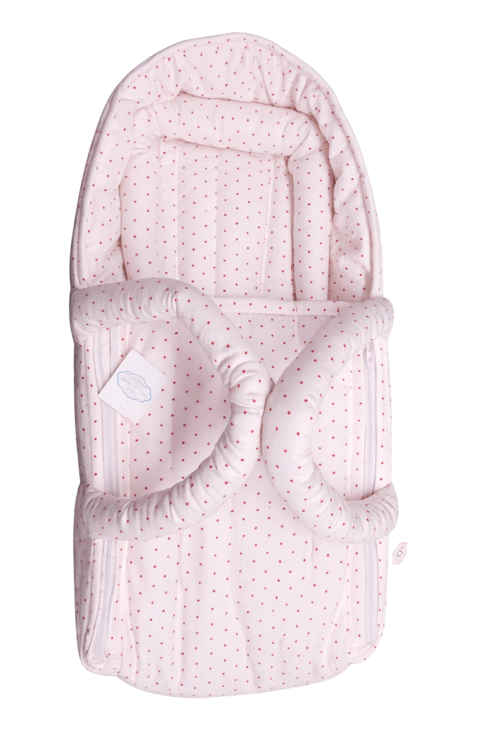 Jack & Jill Carry Crib - Best Quality Latest Design Newborn Baby Hand Carry Cot with Handles for Carrying - Portable Baby Bed Sleeping Bag Baby Bistar Gaddi Sleeping Bag Bed