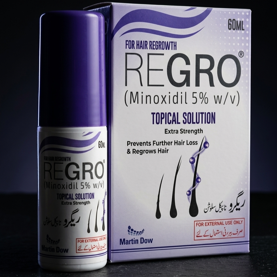 Minoxidil 5% Hair Topical Solution Hairfall Solution Hair Regrowth - Minoxin spray - Minoxidil beard oil
