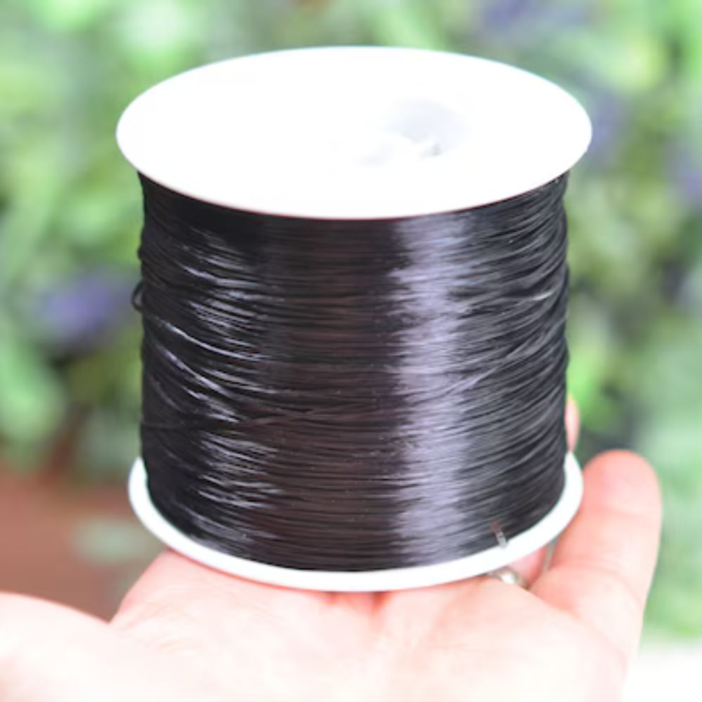 Stretchable Thread For Jewlery Making Nylon Thread For Bracelet Making Elastic String For Beading Jewelry Cord, Elastic Bracelet Rope Crystal Beading Cords, for Jewelry Making Beading Thread Elastic String Cord High-Quality Crystal Bead String -
