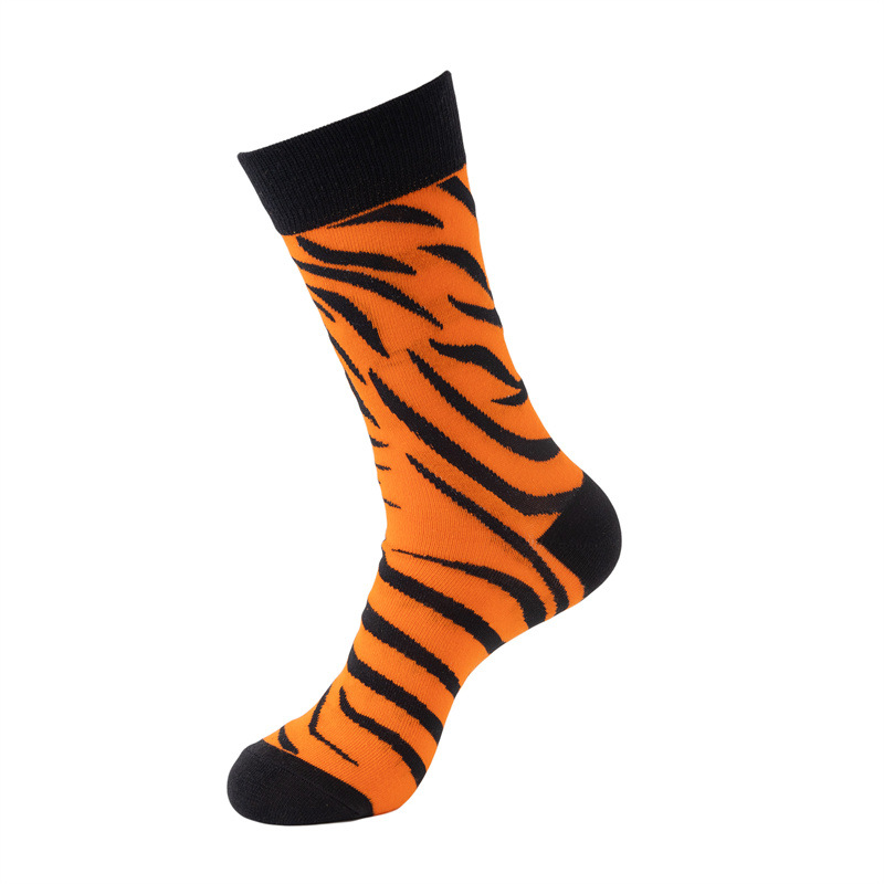 Tiger Stripe Pattern Socks