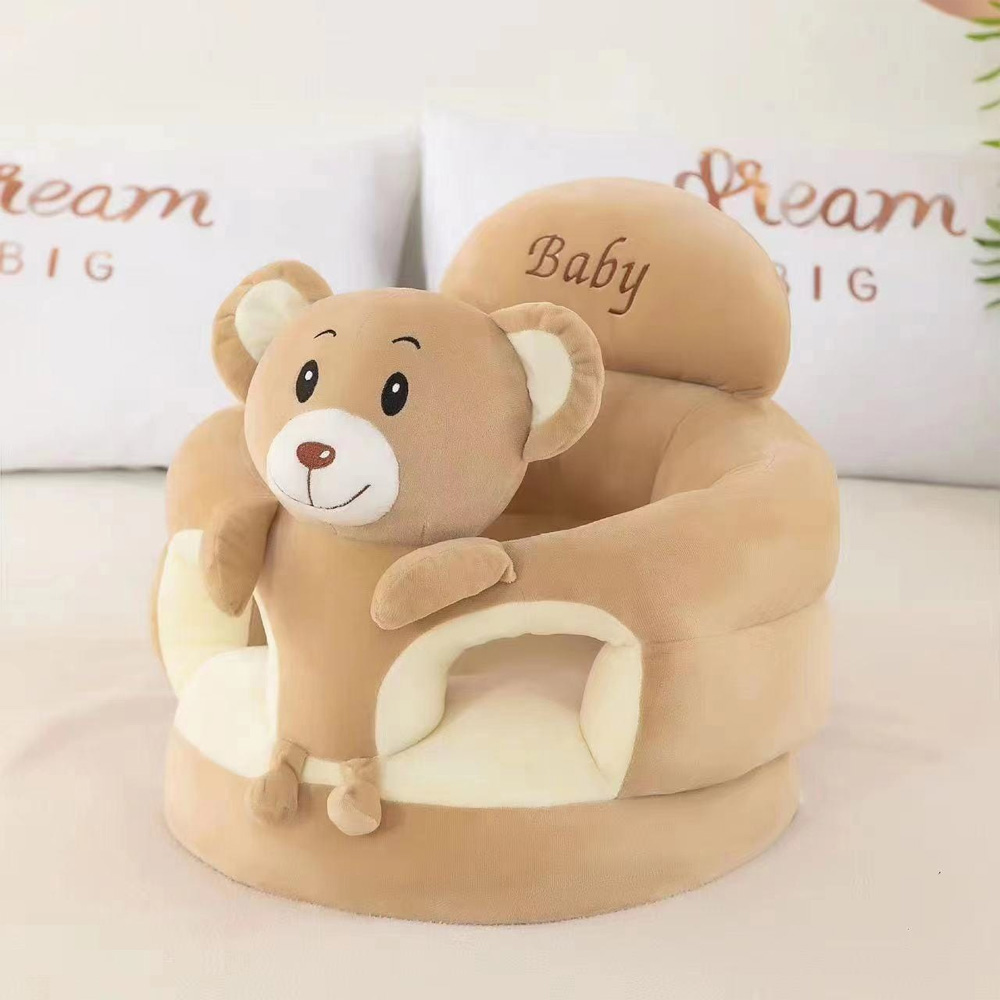Baby New Support Seat Soft Plush Chair Learning To Sit Stuffed Doll