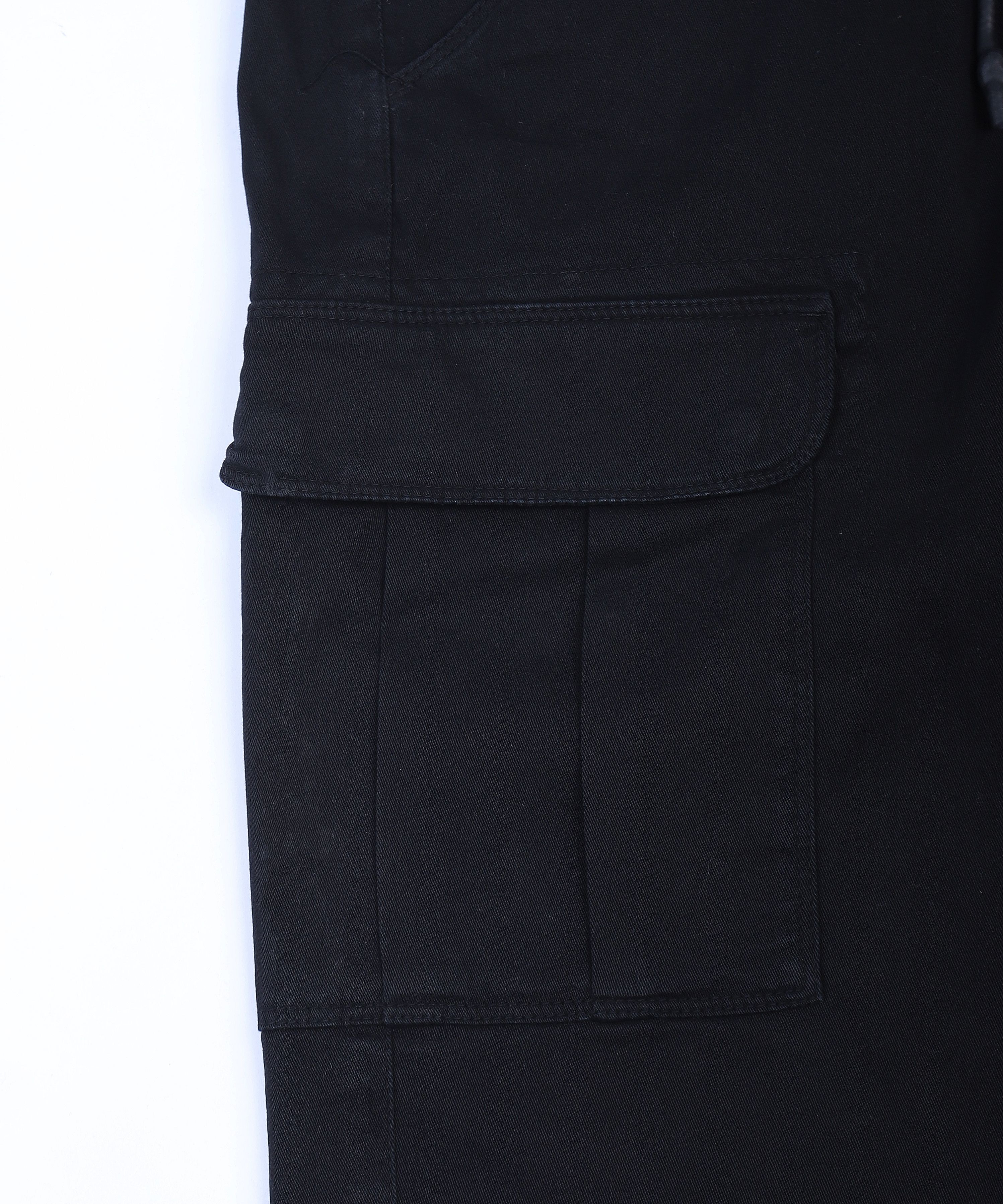 HashBack Elasticated Cargo Shorts For Men - Fashionable And Stylish Men's Summer Wear, Ideal For Wash-And-Wear