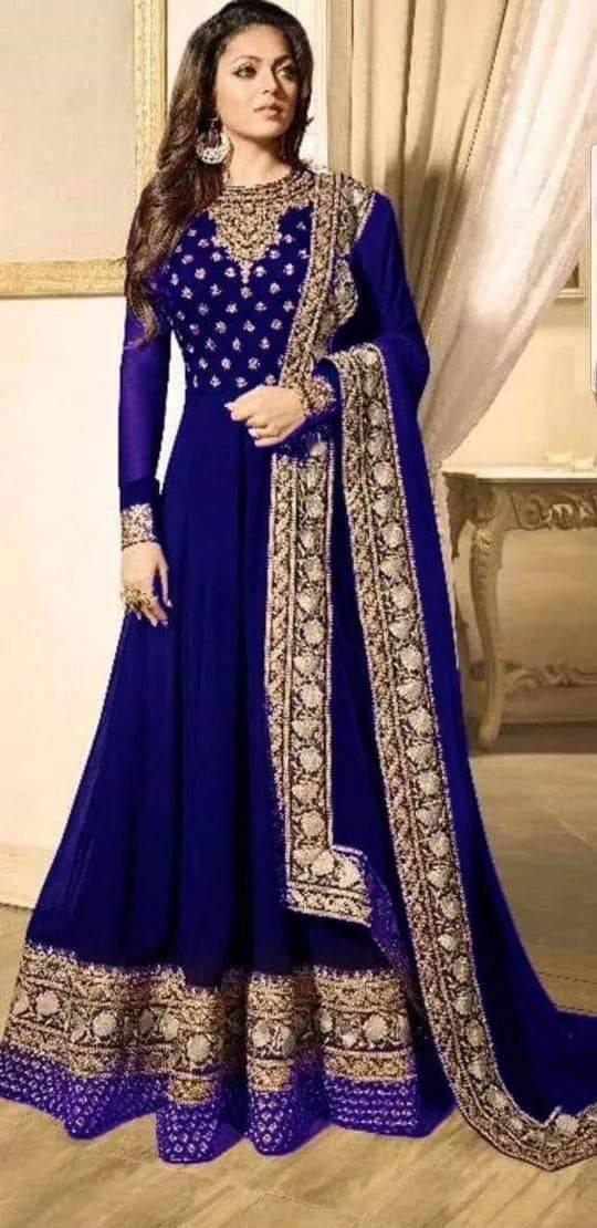 navy blue chiffon maxi dress