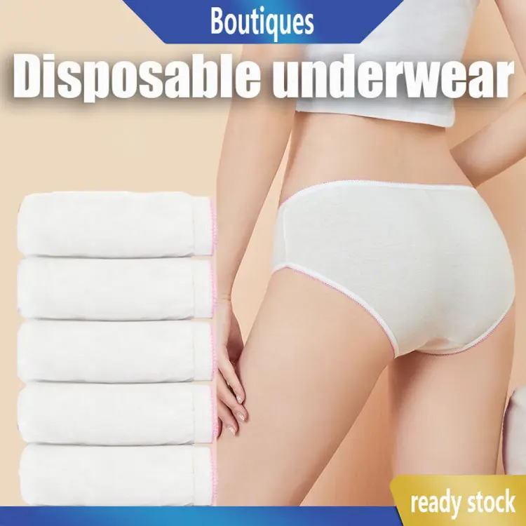Disposable Panties Disposable Underwear Maternity Disposable Panties Travel  Disposable Underwear Cotton Women Panties