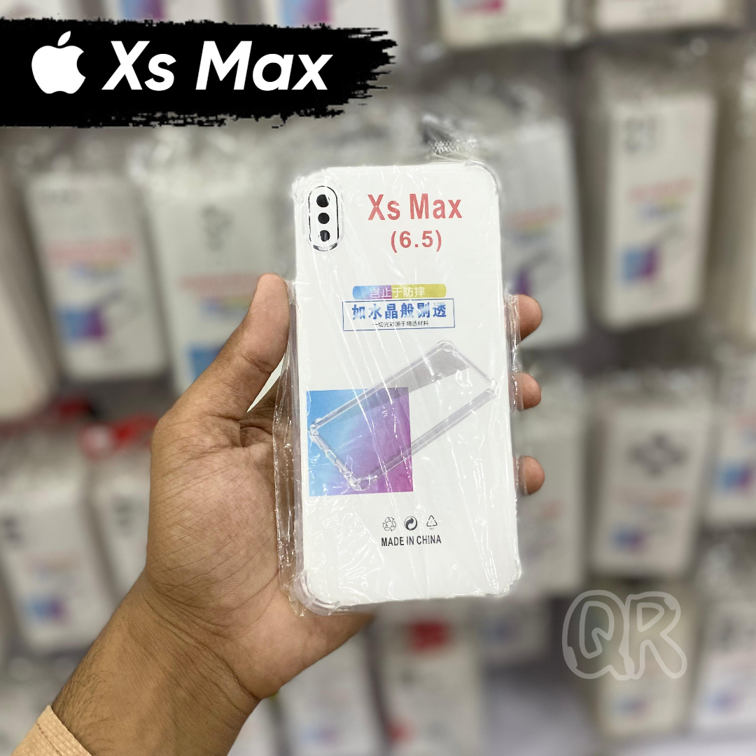 IPhone XS Max Soft Shockproof Jelly Back Cover Transparent Flexible TPU Case, Transparant Case, Scratch-Resistant, Slim Fit, Clear Design Qasim Reviews price in Pakistan