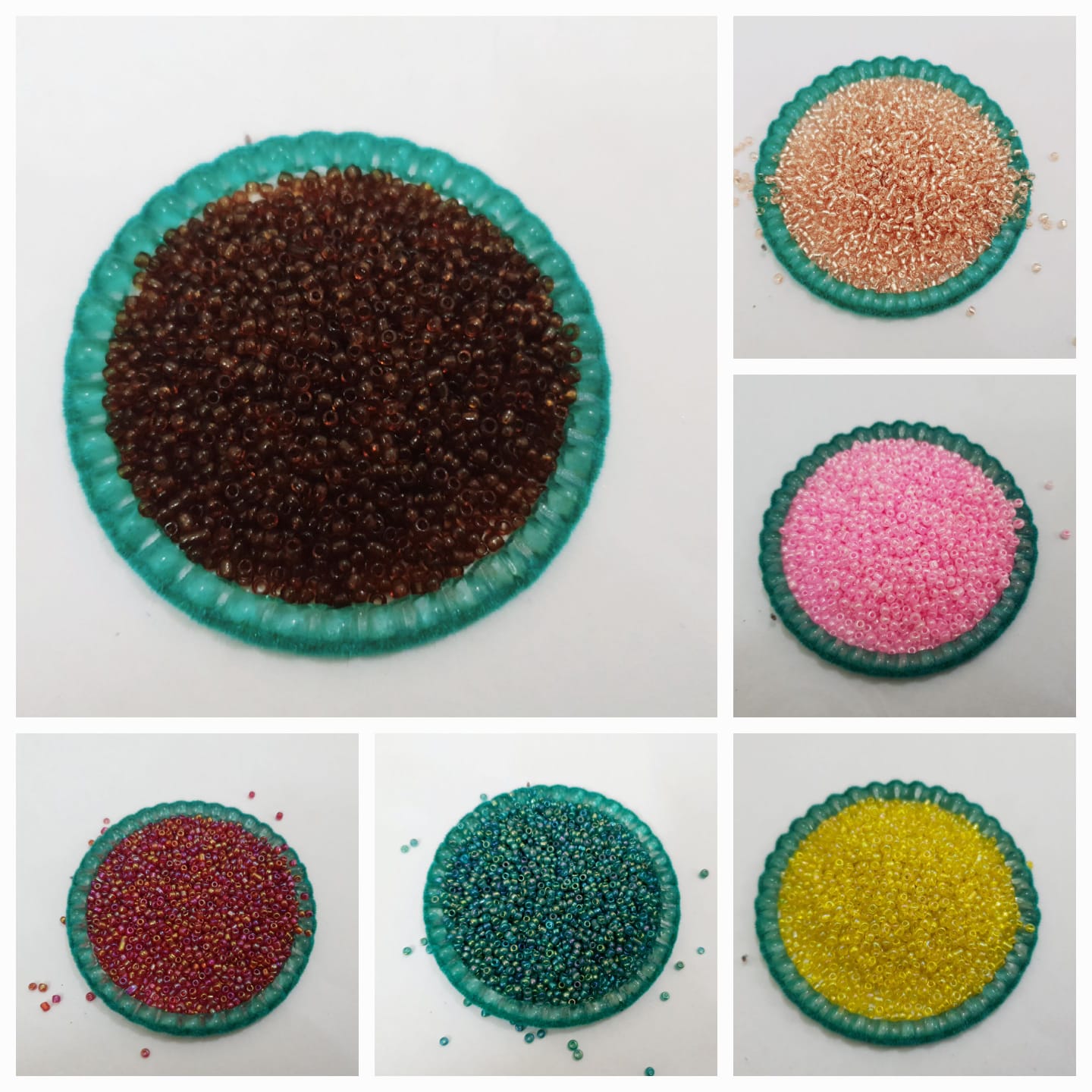2 Tola Round Beads, Glass Various Colors, Pony Bead Jewelry, DIY Craftsmanship 2mm